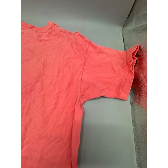 Vintage heart tuggers Hanes beefy Pink short sleeve T-Shirt With Fuzzy Dog Graph - Picture 10 of 13